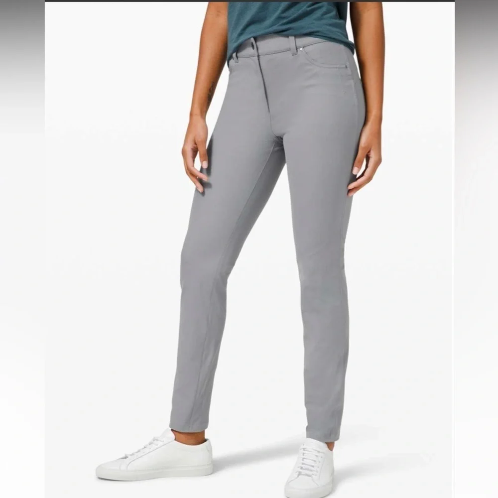 Lululemon City Sleek 5 Pocket Pant Size 4 Rhino Grey